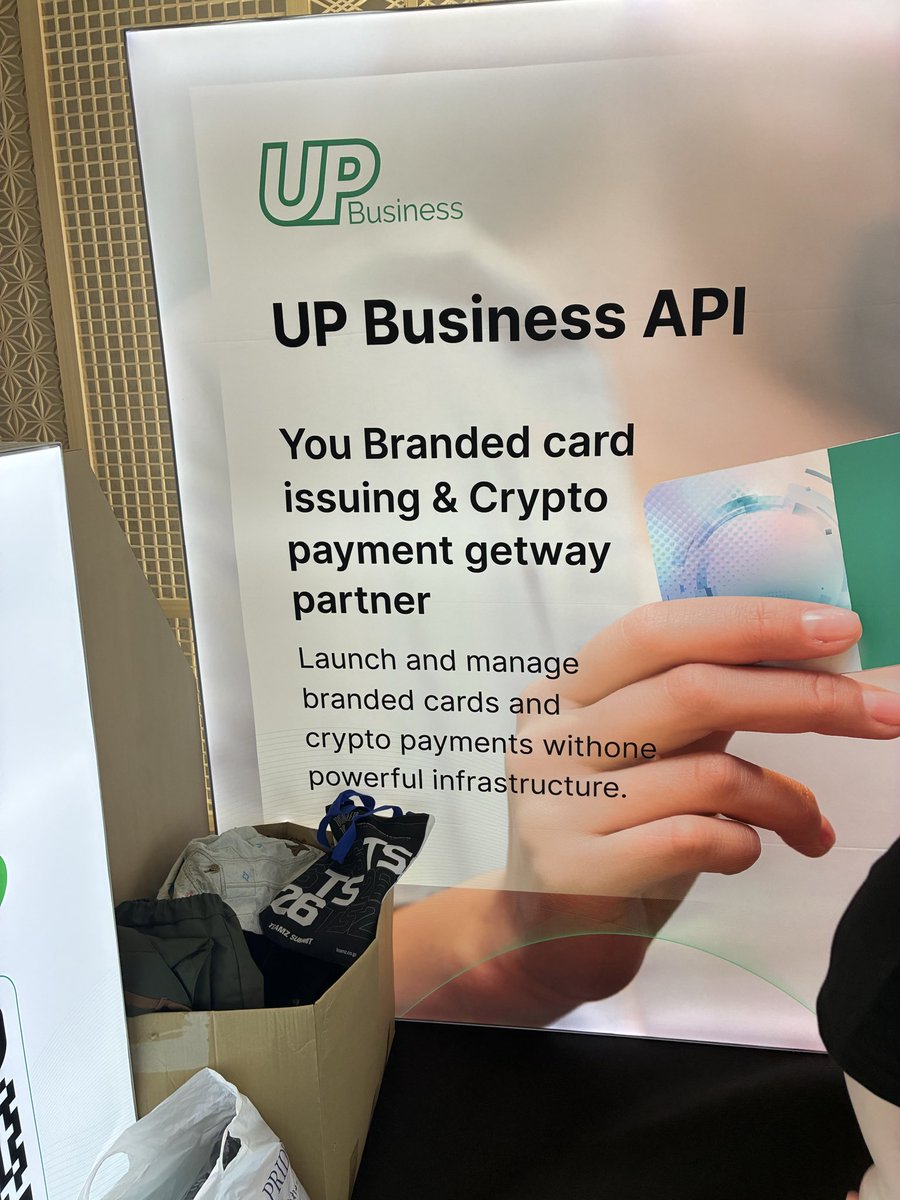 appermindman's tweet photo. @UPay #UPayTokyo ブースなう https://t.co/67EqKQ8LSv