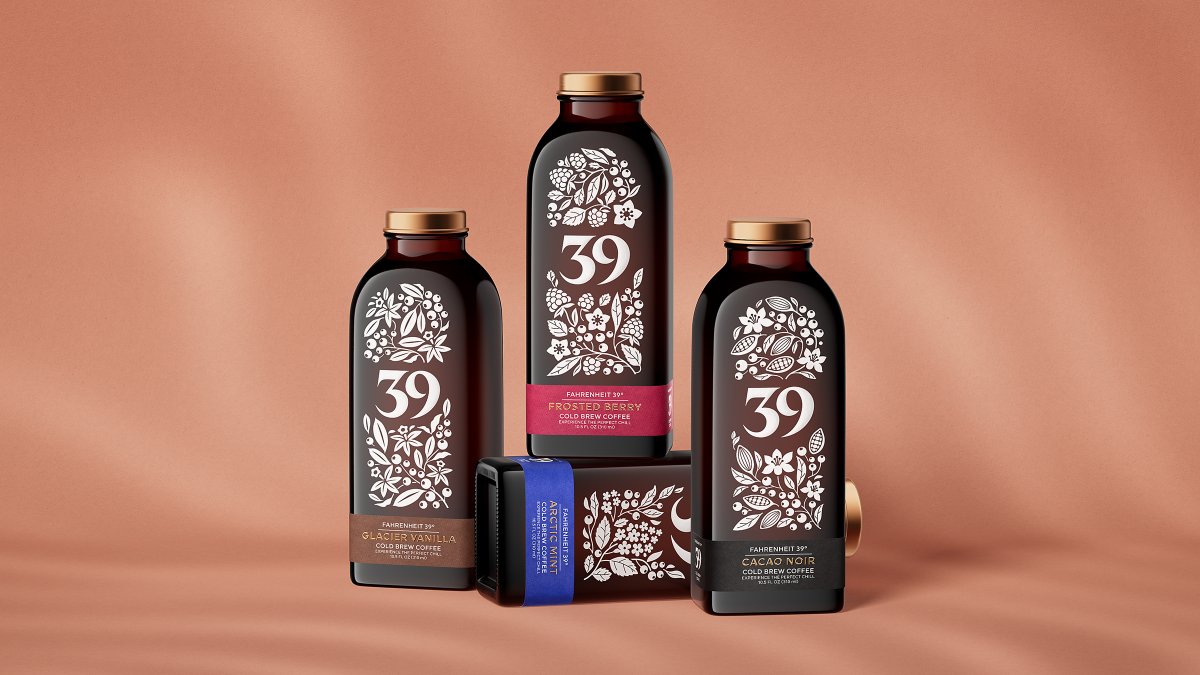packagings's tweet image. Fahrenheit 39° #coffee - intricate #handdrawn botanicals fill the surrounding space, giving each SKU a distinct illustrated identity rooted in the ingredient's natural origin. 

packagingoftheworld.com/2026/04/fahren…

#packagingdesign by Demirqaya