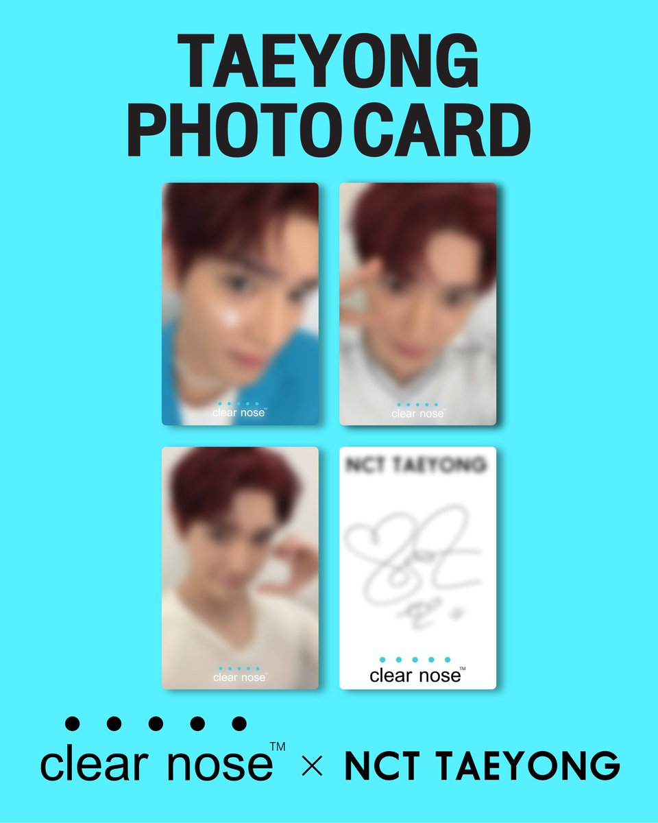 CLEAR NOSE tweet media