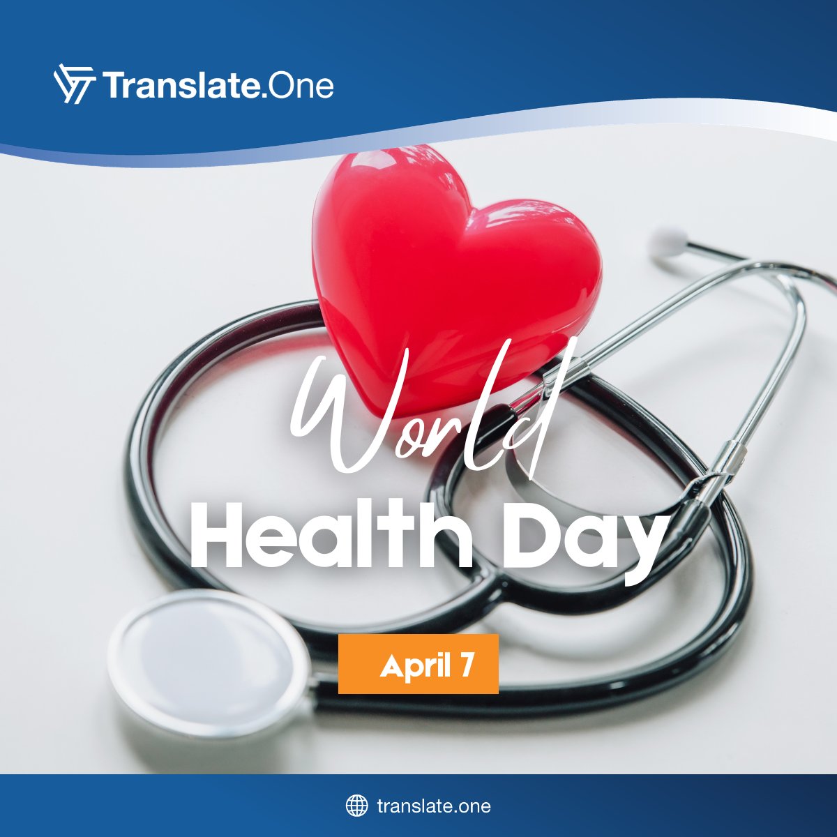 🌍 World Health Day - April 7!

Today we’re reminded that health is a fundamental human right—and that access to clear, accurate communication plays a vital role in delivering quality care.
Because better communication leads to better care. 💙

#WorldHealthDay #Localization #l10n