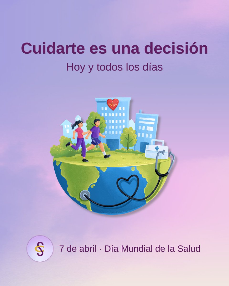 Scala_SV's tweet photo. Día Mundial de la Salud.
Cuidarte es una decisión: hoy y todos los días.

#DíaMundialDeLaSalud #Prevención #ScalaConsultores https://t.co/i6TtBdEt7t