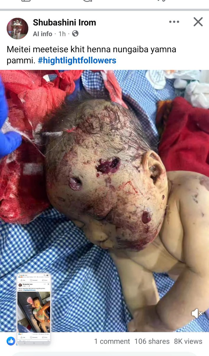 yaiphaba07's tweet photo. Dear @AmitShah Ji,
Are you still siding with #KukiTerrorists who targeted innocent childrens including infants. Come & see the death bodies of #Meetei community babies killed at Trongloabi this wee hours by #Kukis.
This is the 3rd #Meeteis killed after #Rishikanta was killed. https://t.co/5KXM08bB41