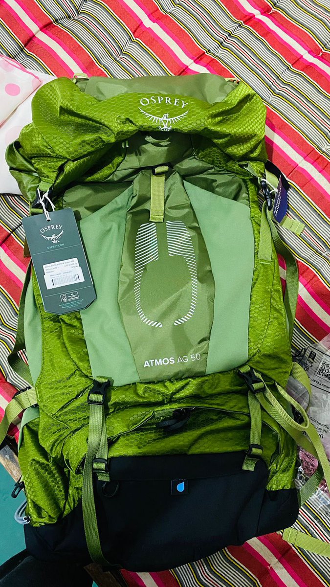 nawrtistic's tweet image. [wts, preloved] Osprey Atmos AG 50 – Mythical Green (50L) brand new, beli februari 2026 &amp;amp; belum pernah dipakai sama sekali.
price: 4.940.000 (nego tipis) 📍 purwokerto → bisa COD 📦 luar kota → bisa kirim via ekspedisi

#wts #preloved #osprey #tasgunung