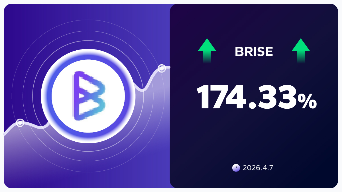 ⏰ Price Alert!
🚀 $BRISE has surged +174.33% on AscendEX in the last 24 hours!

📈 The market is moving! Don’t miss out!
🔗 Trade Now👉 ascendex.com/en-us/register…
👥 Join our official group👉 t.me/AscendEXEnglish

🔥 Join AscendEX: Upgrade your trading experience.

#AscendEX