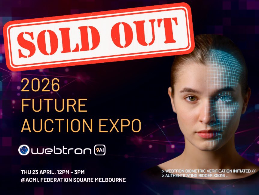 ClearingSales's tweet photo. 🚀 SOLD OUT — RECORD TIME 🚀

This year we doubled capacity and moved to a bigger venue at ACMI, and still… every ticket is gone.
event on our website after it wraps. 👉 https://t.co/5mazy3TesO #Webtron #AuctionTech #FutureOfAuctions #SoldOut #auctionsoftware #clearingsales https://t.co/02MUtzIooN