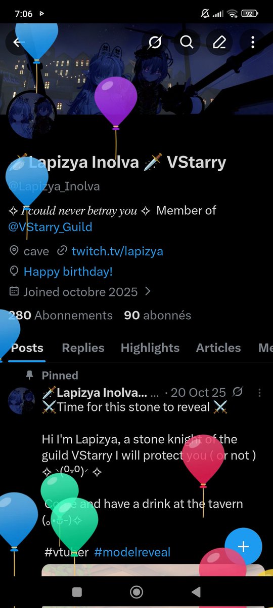 🗡️Lapizya Inolva 🗡️ VStarry tweet media