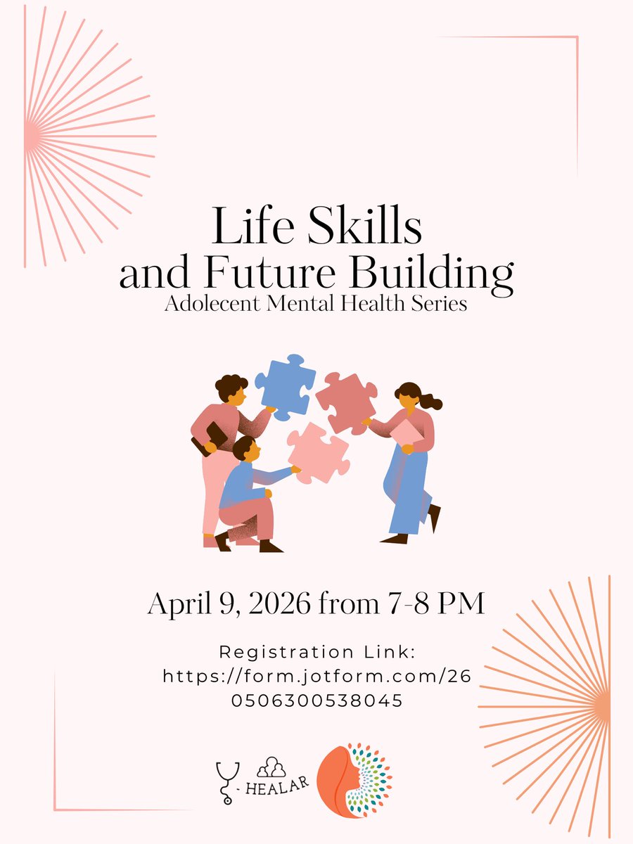 ElenasLightCT's tweet photo. Join us on April 9th from 7:00–8:00 PM for our Health Class, Life Skills &amp; Future Building as part of the Adolescent Mental Health Series.
Register through the following link: https://t.co/p76cT2RxUc

#AdolescentMentalHealth #LifeSkills #FutureBuilding #YouthEmpowerment https://t.co/9Uo4oQjKWq