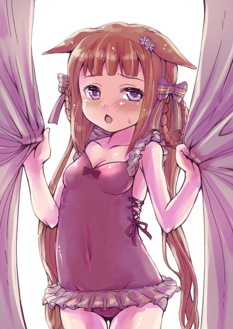 「…なによ?言いたいことがあるならちゃんと言いなさいよね…もう」
ちょっぴり不安照れ顔水着スイープトウショウ 