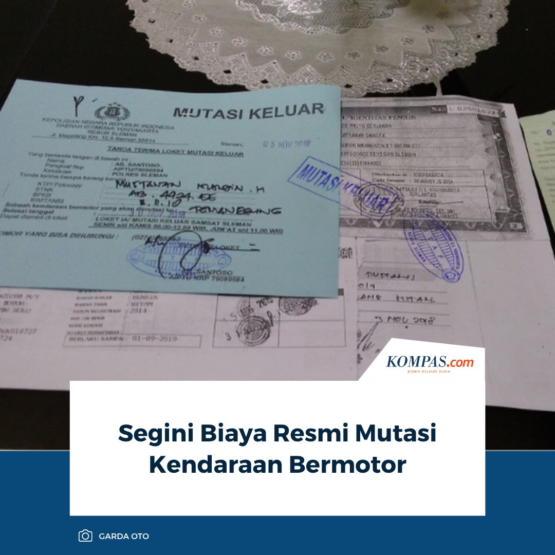 kompascom's tweet photo. Setelah membeli kendaraan bekas, pemilik baru sebaiknya segera melakukan mutasi data kepemilikan sesuai identitas, agar dokumen seperti STNK dan BPKB sah secara hukum.
Baca Selengkapnya ππ»
https://t.co/WGPYHCKnEU
~NA #MutasiKendaraan #MobilBekas #PajakKendaraan #STNK #BPKB https://t.co/qypeTiIzUY