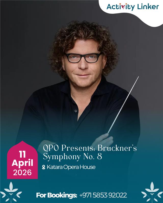 activityl_inker's tweet image. 🎼 An Evening of Classical Grandeur Awaits ✨

Experience the power and beauty of Bruckner’s Symphony No. 8 performed by the renowned Qatar Philharmonic Orchestra at the iconic Katara Opera House 🎻

Book now!

#DohaEvents #QatarEvents #ActivityLinker #VisitQatar #ClassicalMusic