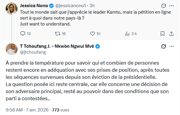 jtchoufang's tweet photo. Je vais vous déposer la réponse très allégorique que j'ai déjà partagée ailleurs. Peut-être qu'elle apportera un éclairage.
https://t.co/abY27MIlFH
Ceci étant, avez-vous plus de détails sur le vote du #PCRN? Concernant le #SDF, plusieurs de ses membres ont annoncé le "boycott" sur cette tribune, s'agissant du récent vote pour la modification de la constitution (introduction du poste de vice-président).