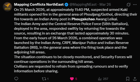 Mapping Conflicts NorthEast tweet media