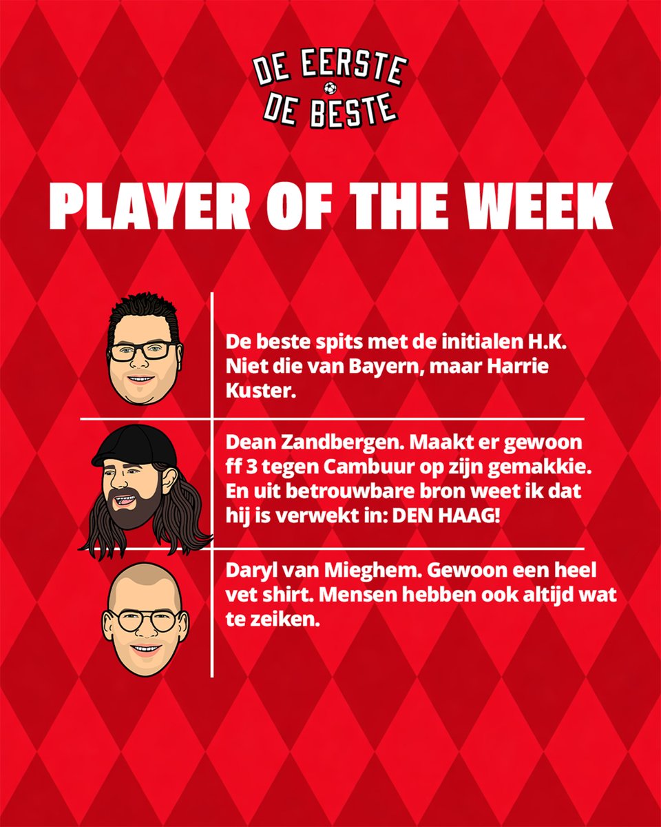 De Eerste De Beste tweet media