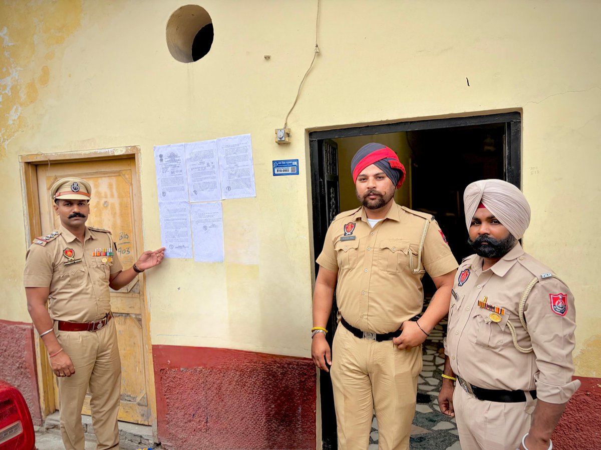 Continuing its commitment under the anti-drug campaign, Kapurthala Police has seized and frozen a total of Rs. 1 crore 20 lakh/- worth of property belonging to drug smugglers residing in Kapurthala in various cases in the last one month. 
#ActionAgainstDrugs
#kapurthalaPolice
