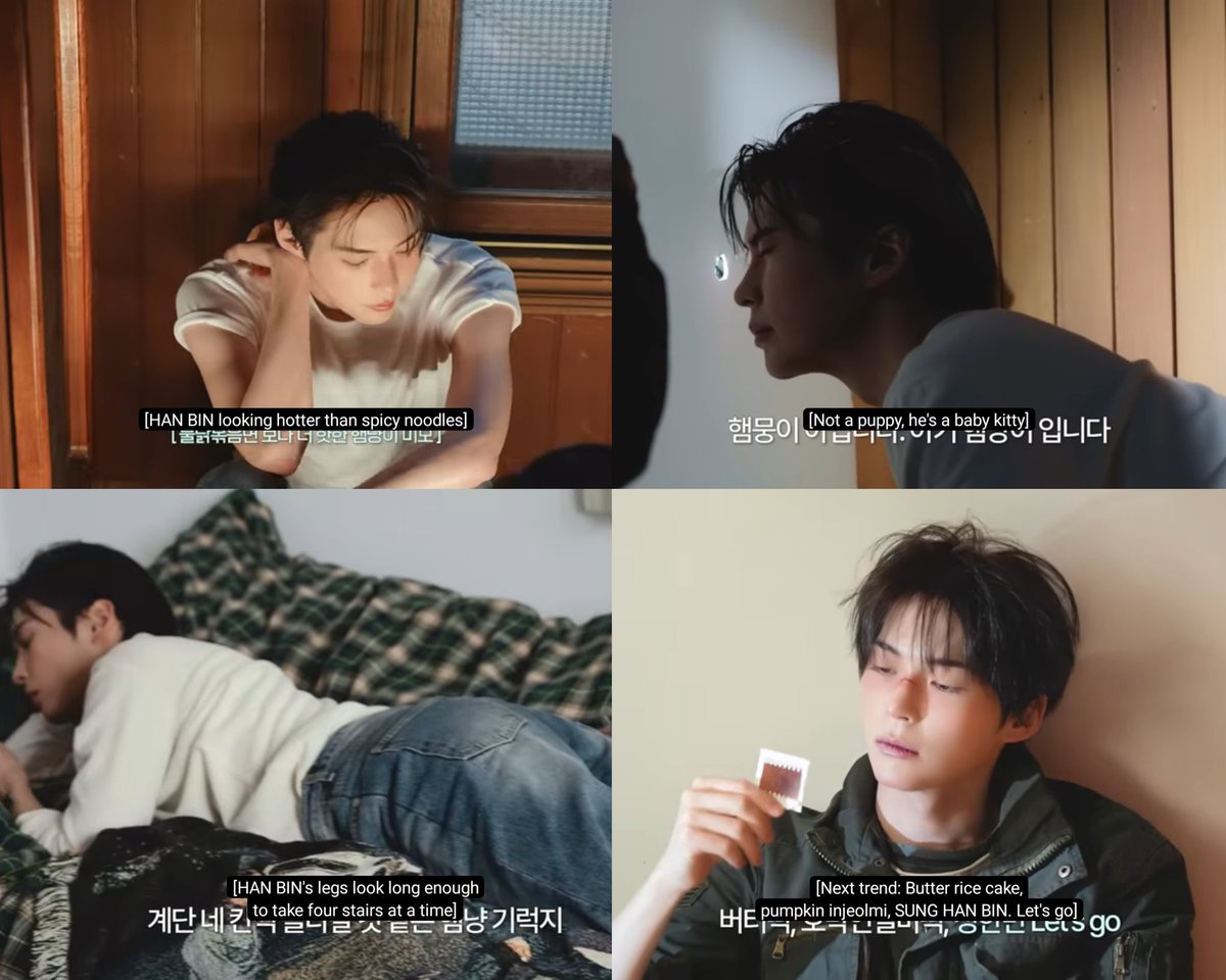 “Hanbin looking hotter than spicy noodles”
“not a puppy, he's a babykitty”
“Hanbin's legs look long enough to take four stairs at a time”
“Next trend: Butter rice cake, pumpkin injeolmi, sung hanbin”

theL1ve and their random comments 😭😭