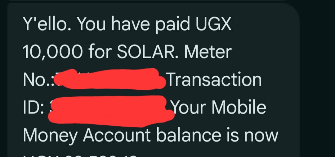 felixapangubo's tweet photo. @mtnug  and @solarnow 
where did money paid to wrong Solar Account go?? Yet it can't be reversed@ https://t.co/IB7wQnKASJ