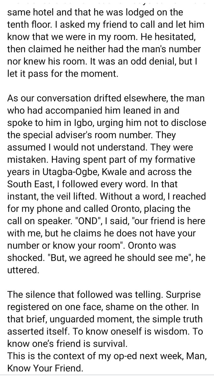 AbdulMahmud01's tweet photo. A little story and my op-ed next week, in draft: Man, Know Your Friend https://t.co/YZ4PHG4b8T