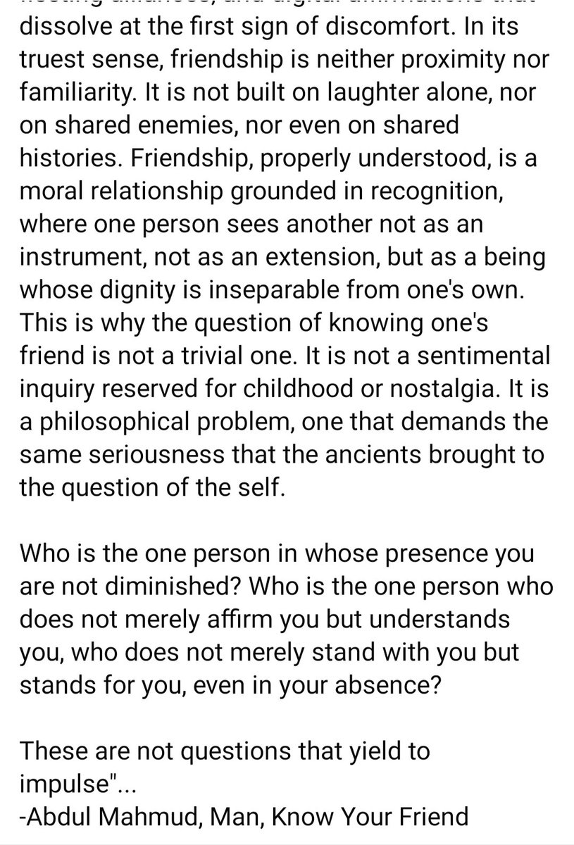 AbdulMahmud01's tweet photo. A little story and my op-ed next week, in draft: Man, Know Your Friend https://t.co/YZ4PHG4b8T