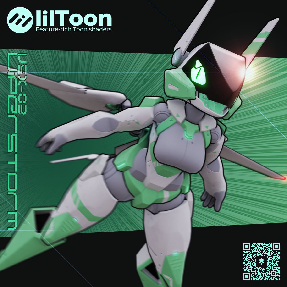 SAT_V12's tweet image. #VRChat #robotgirl #booth
ついにVRC版バイパーストームさんの販売を開始しました！URLはリプ欄に載せます。