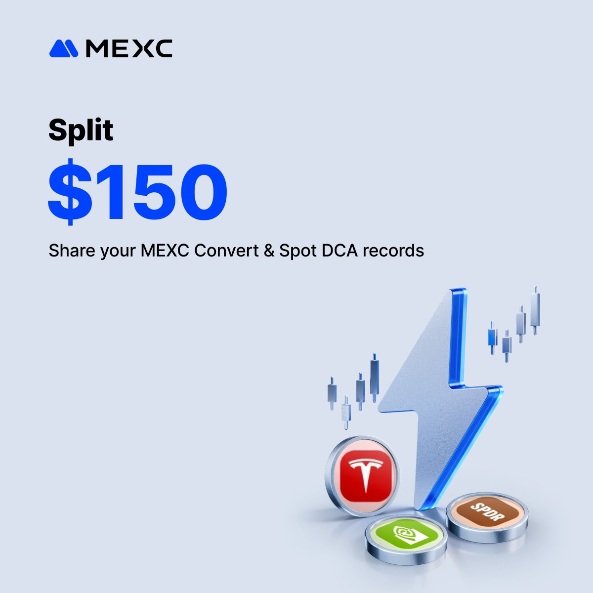 Alpha_MEXC's tweet photo. Turn your Ondo Stocks trades into rewards!

Share your Convert / Spot DCA screenshot+UID

🎁 10 winners × 15 USDT
Ends Apr 11