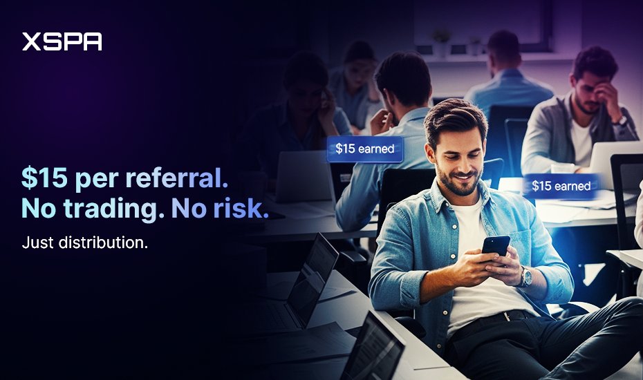 XSPA_ai's tweet image. Stop chasing risky trades for small gains 😬
@XSPA_ai gives you a simpler way

Earn $15 per referral 
no stress. no losses

just pure upside

👉 activate your account today.

#earn #CryptoOpportunity