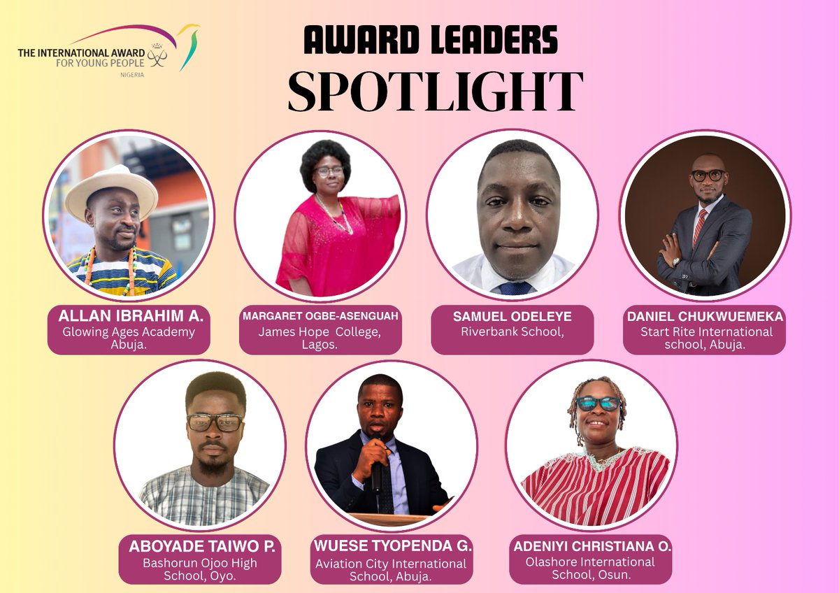 TheAwardNig's tweet photo. Behind every confident young person is a dedicated leader. 
Behind every Award Participant is a dedicated Award Leader. 
Your impact goes beyond the Award. 
You are building a World-ready generation

#worldready #infiniteimpact #theawardnig #youthimpact #award https://t.co/ZLURpo6Nma