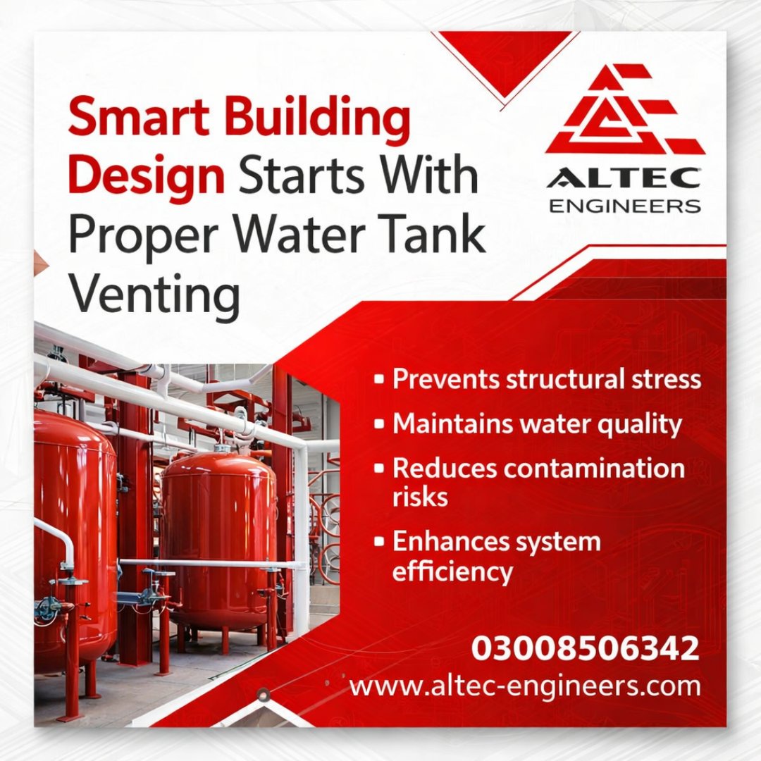 AltecEngineers's tweet photo. Smart buildings start with smart engineering—details like proper tank venting make all the difference.
Design smarter today to avoid failures tomorrow.
#Engineering #SmartBuildings #Construction #CivilEngineering #MEP #Infrastructure #WaterManagement #SustainableDesign https://t.co/JgGnZG2zsf
