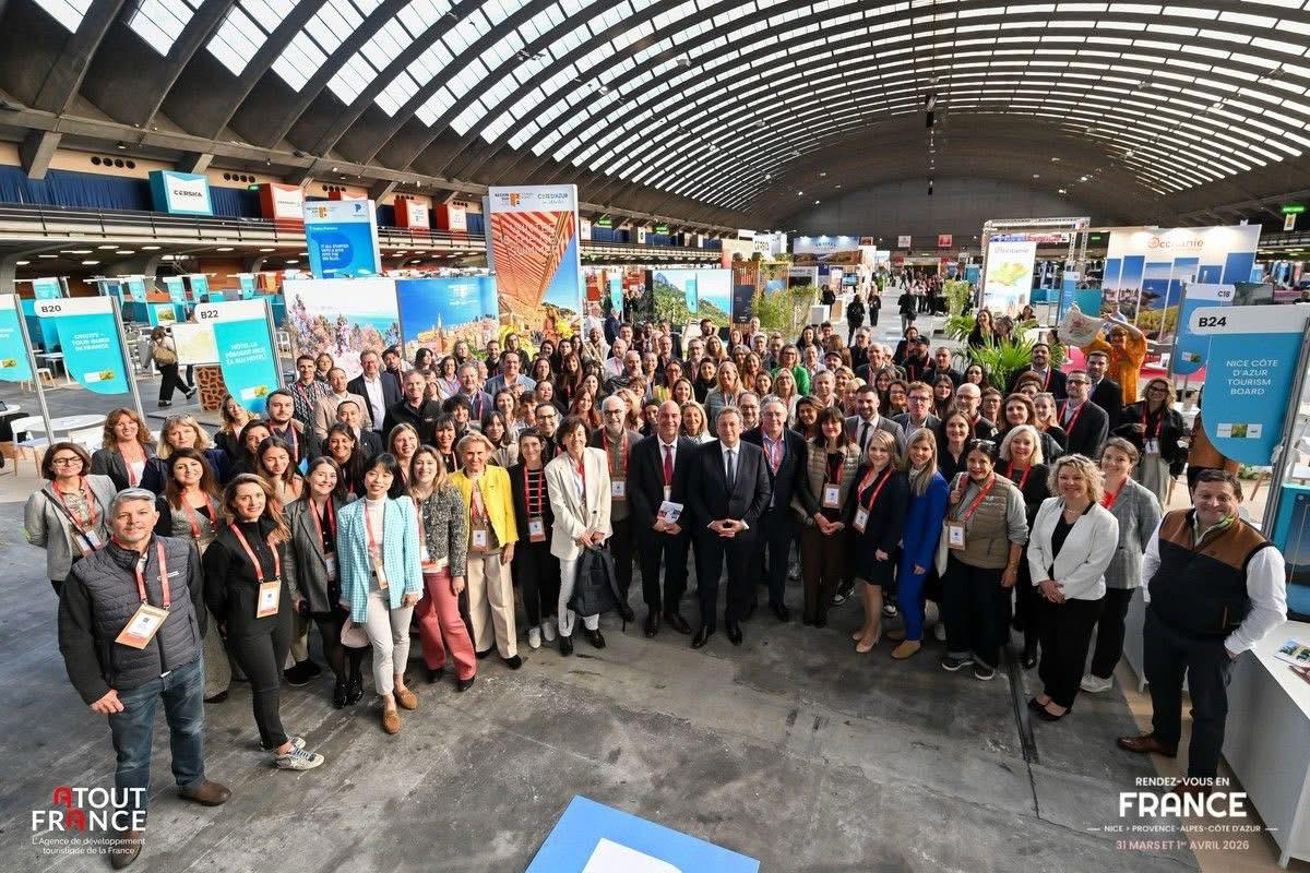 VarTourisme's tweet image. 🌍 RDV en #France des 31/03 &amp;amp; 1/04 à #Nice : @vartourisme y était !

📝 Grand salon de l'intermédiation : ADT &amp;amp; partenaires ont enchainé RDV avec TO étrangers
↔️ Suite logique des prétours organisés dans @Departement_Var du 26 au 29/03

➕d'infos ici : urls.fr/q6RUOw