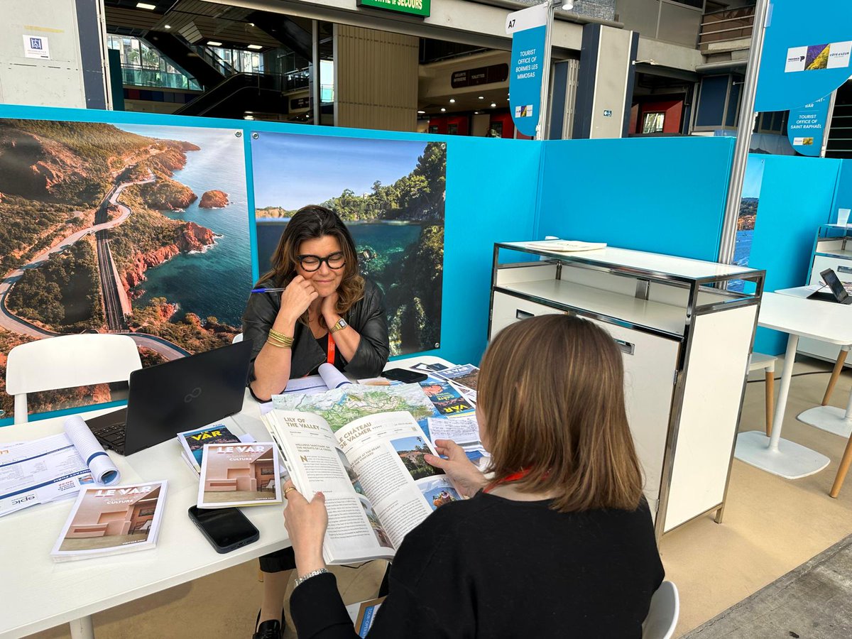 VarTourisme's tweet image. 🌍 RDV en #France des 31/03 &amp;amp; 1/04 à #Nice : @vartourisme y était !

📝 Grand salon de l'intermédiation : ADT &amp;amp; partenaires ont enchainé RDV avec TO étrangers
↔️ Suite logique des prétours organisés dans @Departement_Var du 26 au 29/03

➕d'infos ici : urls.fr/q6RUOw