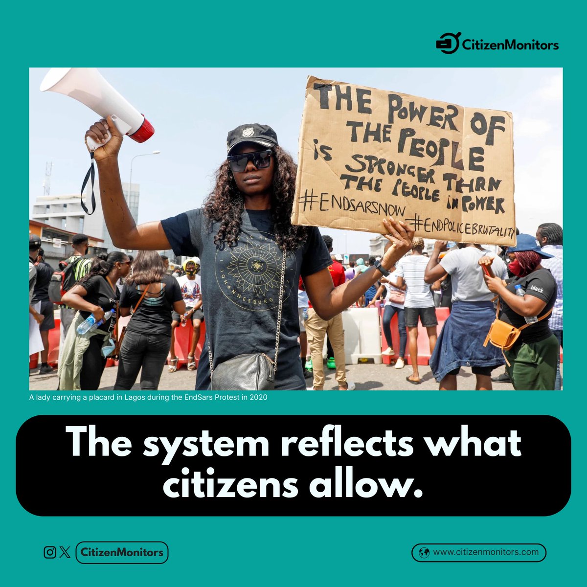 CitizenMonitors's tweet photo. What you ignore today becomes the system tomorrow.
Don’t normalize what should be challenged.
Your voice is your power, use it!

#LockdownYourPollingUnit https://t.co/WL4s2JDFET