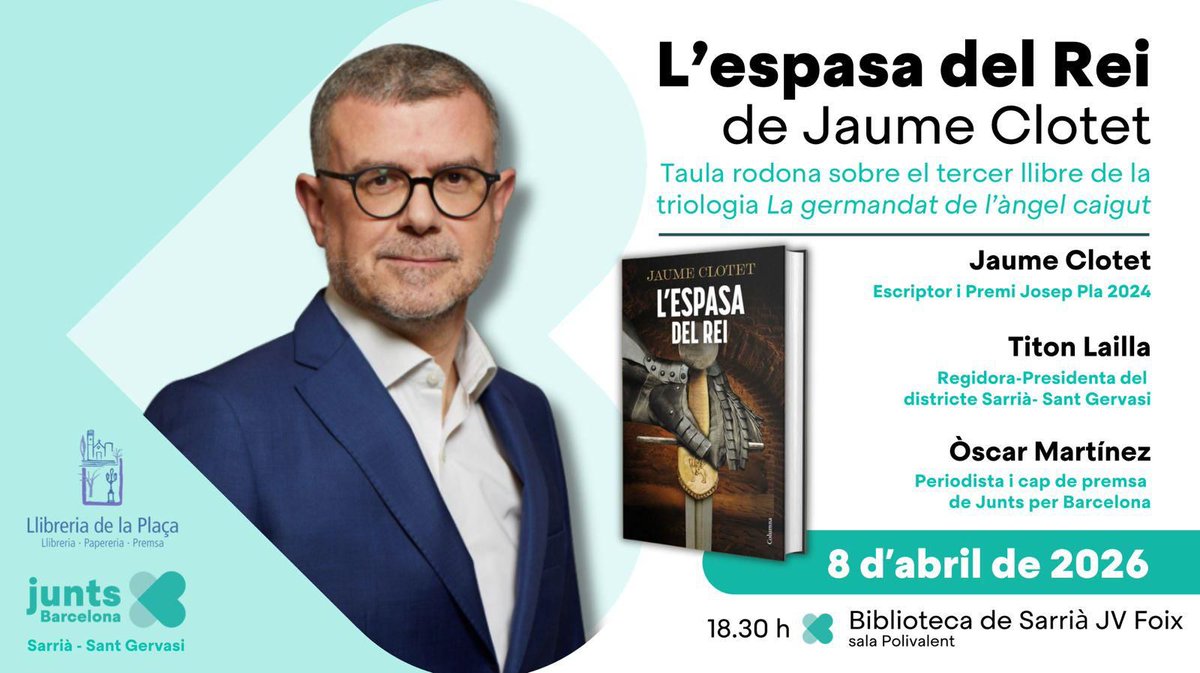 Junts per Sarrià - Sant Gervasi tweet media