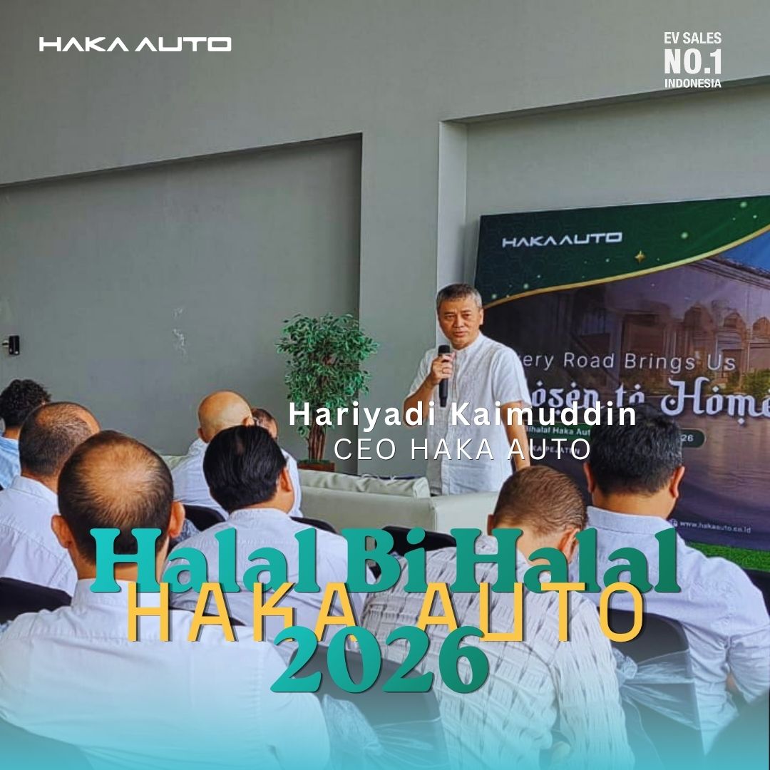 BYD_HakaAuto's tweet photo. 1 April, diselenggarakan penyambutan Operation Manager West Area Haka Auto yang baru, Bapak Johon Laurens!👋

Bertepatan dengan momen Halal bi Halal Haka Auto 2026, turut disaksikan oleh jajaran pendiri, direksi, manajemen, perwakilan karyawan BYD Haka &amp; Denza Haka🤝 https://t.co/tY0s3X2YoN