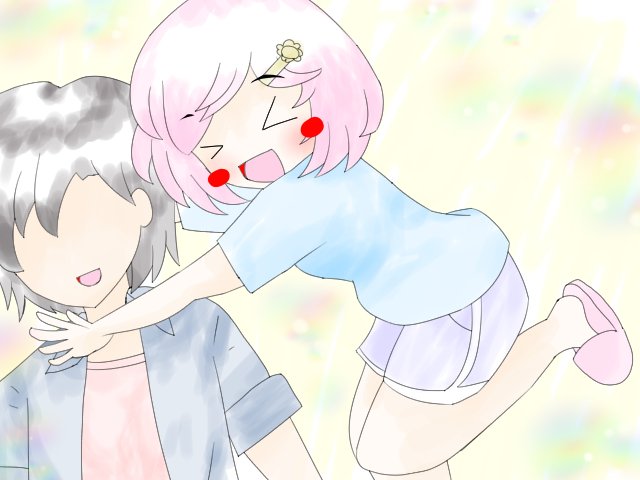 #oc #一次創作 #イラスト 
#絵柄好みって人にフォローされたい 
イラストの再掲。
お兄ちゃん大好きな妹ちゃん🥰 