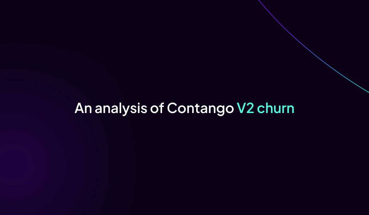 Contango_xyz's tweet photo. V3 sneak peeks incoming soon.

But first, we dissected V2 data to see what worked, what didn't, and what we're fixing.

(link below) https://t.co/LM9o1hGLD0
