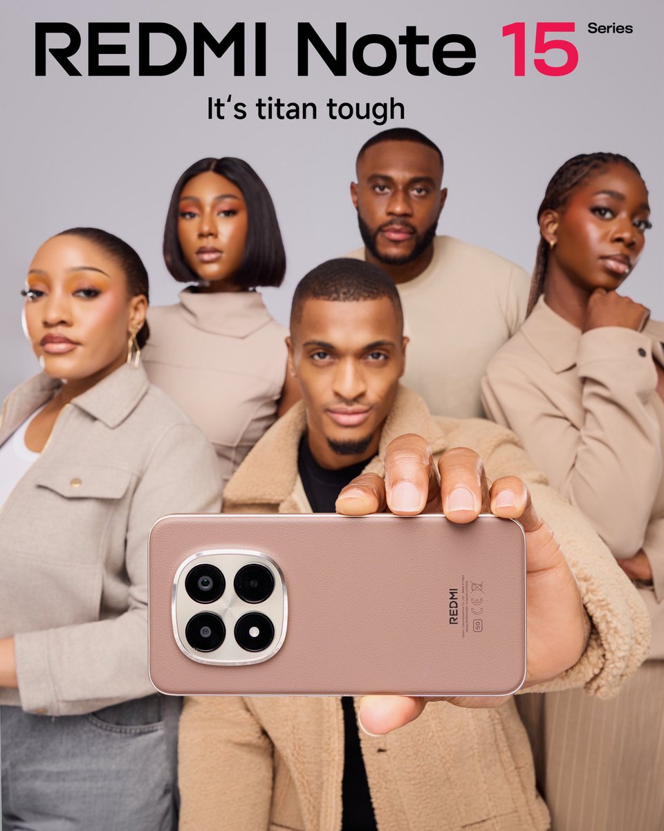 XiaomiGhana's tweet image. Capture every moment. Stand out effortlessly. Stay unstoppable.

📸 Pro-level camera
⚡ Smooth performance
🔋 Long-lasting battery
💎 Premium finish

This is your sign to upgrade.
👉 Which color are you picking?

#RedmiNote15Series #TitanTough #SmartphoneUpgrade