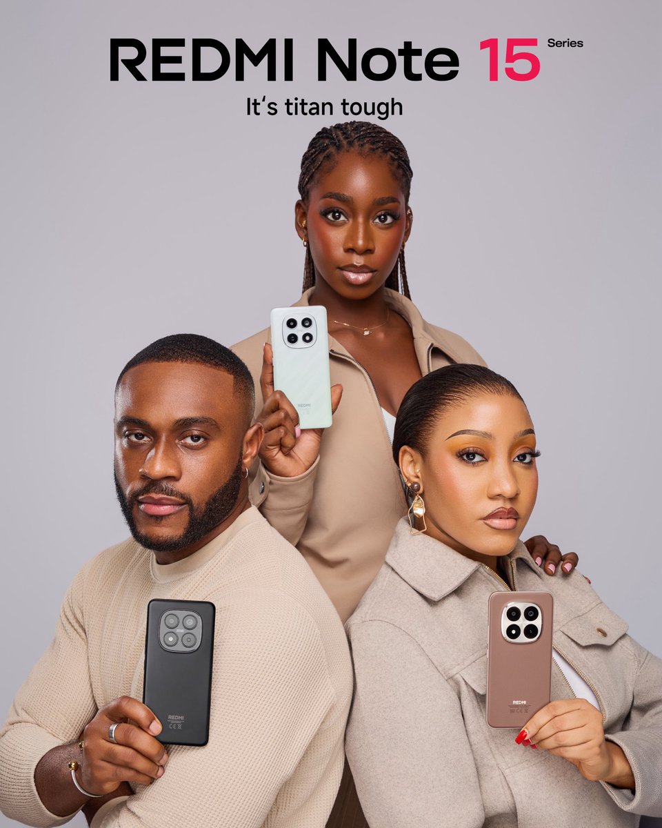 XiaomiGhana's tweet image. Capture every moment. Stand out effortlessly. Stay unstoppable.

📸 Pro-level camera
⚡ Smooth performance
🔋 Long-lasting battery
💎 Premium finish

This is your sign to upgrade.
👉 Which color are you picking?

#RedmiNote15Series #TitanTough #SmartphoneUpgrade