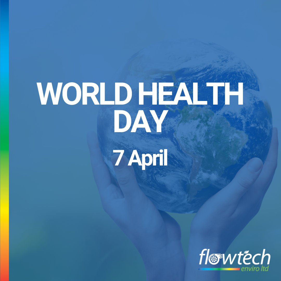 Flowtech_Enviro's tweet photo. On this World Health Day, we’re raising awareness about the importance of clean water &amp; safe environments for our health.

We can test the quality of air &amp; water, with tailored methods to meet client's specific needs. 

Get in touch today 👇
0141 887 6000
info@flowtech-enviro.com https://t.co/DZrRWWEuGR