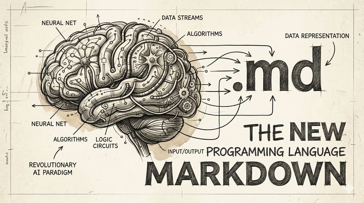 BarisDere's tweet photo. Meet the new programming language - MARKDOWN

https://t.co/ttviuGNzwh https://t.co/YLCSXlo4bp