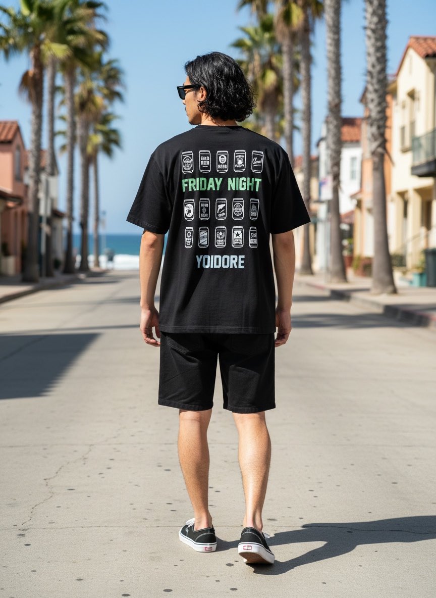 thedaysupplyinc's tweet photo. YOIDORE
待ちに待った、FRIDAY NIGHT。
一週間の終わりにちょうどいい、気分を上げてくれる一枚。

さまざまなBEER缶のグラフィックが並び、
見ているだけで一杯いきたくなるような仕上がりに。

ゆるさの中に、しっかりとした作り。
華金に手が伸びる、そんな一枚です。 https://t.co/CZwfRsyy8j