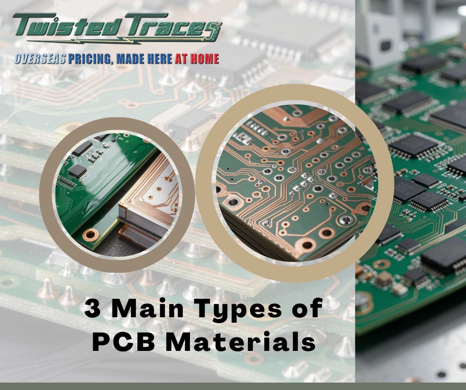 twistedtraces's tweet photo. 3 Main Types of PCB Materials
FR-4, PTFE, and Metal Core substrates each impact signal integrity, heat management, and reliability differently. Choosing the right one improves PCB performance.
Read more: https://t.co/eeHU73lKVn
#PCBMaterials #PCBDesign #Electronics #Engineering https://t.co/GRbBtE8KUF