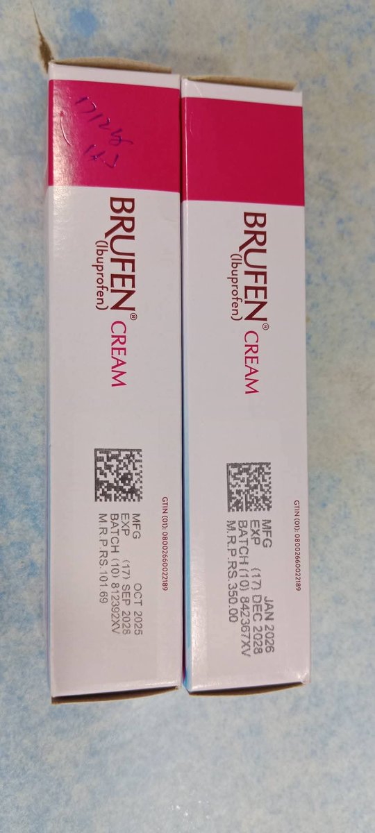 HaroonSiddique3's tweet photo. Medicine prices increase and government didn't nothing.
Brufen cream before 1 month 101 and today rate 350
@MaryamNSharif @HamidMirPAK @MusadaqZ @GovtofPunjabPK https://t.co/DYYDN4pZ8I