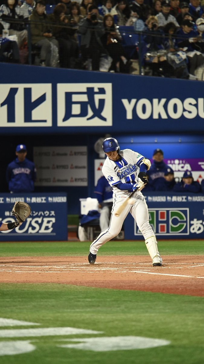 pirahu_rancham's tweet photo. プロ初ヒットー！！！

2026/04/07
#baystars #深沢鳳介 https://t.co/kCRwvHjbnp