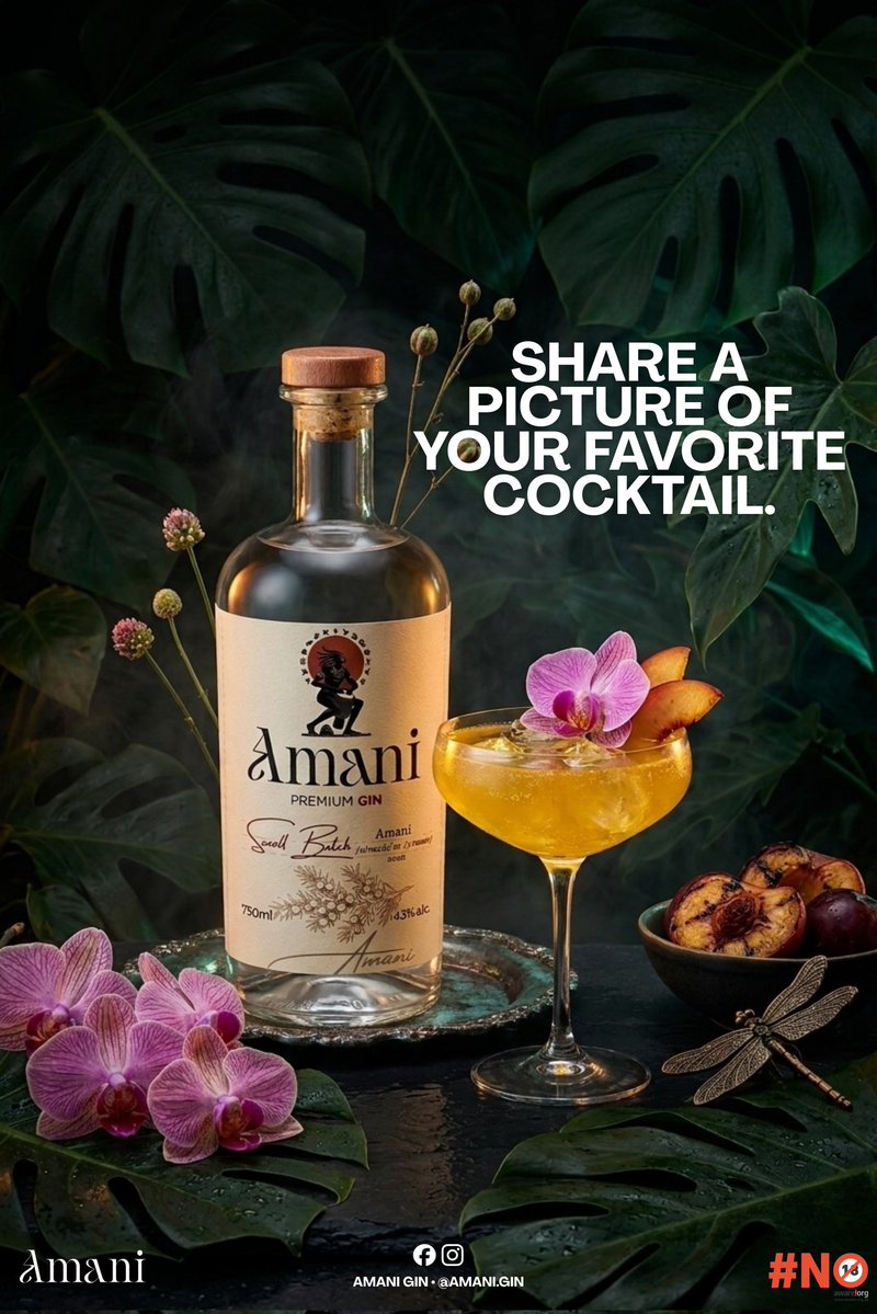 Amani Premium Gin tweet media