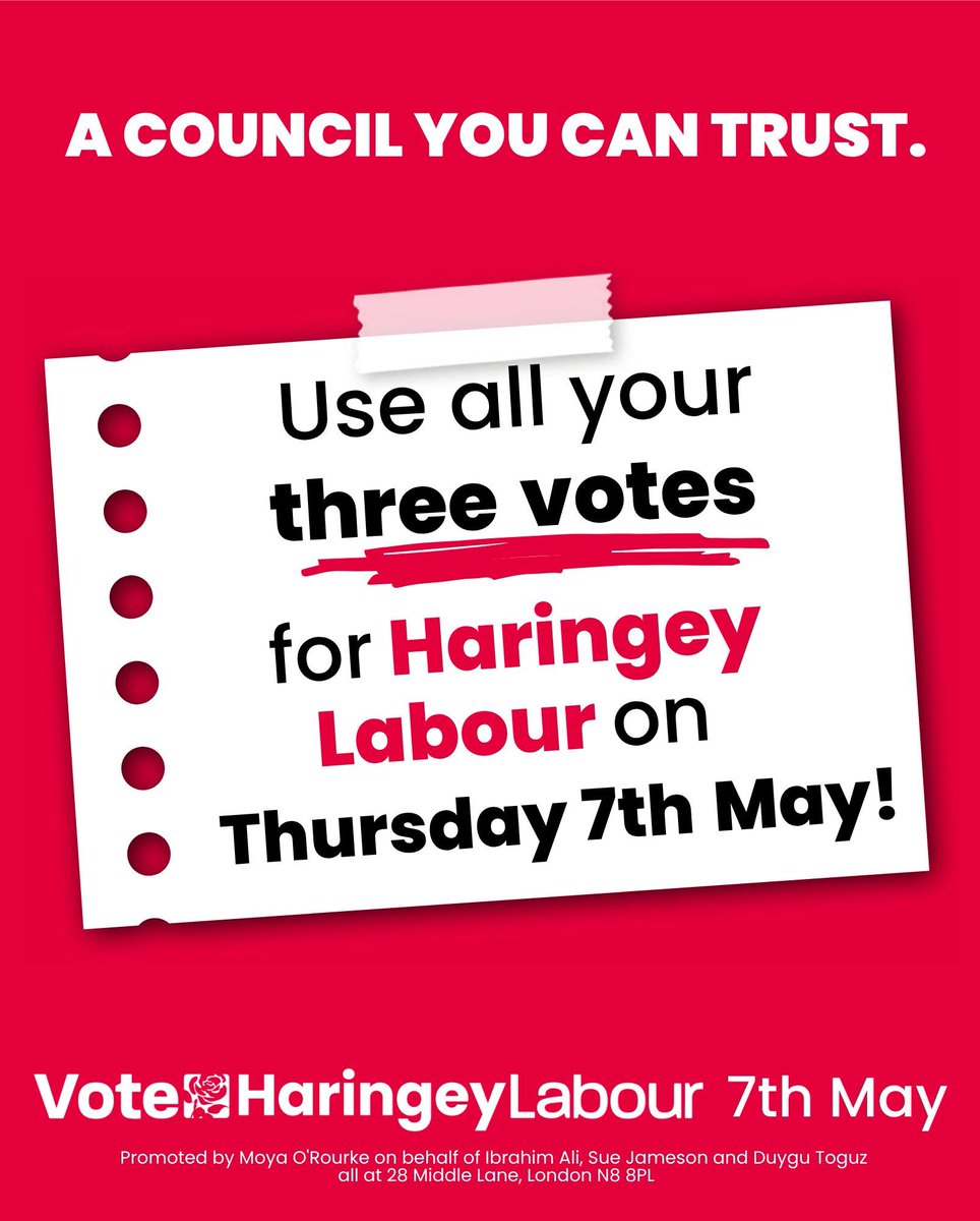 Haringey Labour tweet media