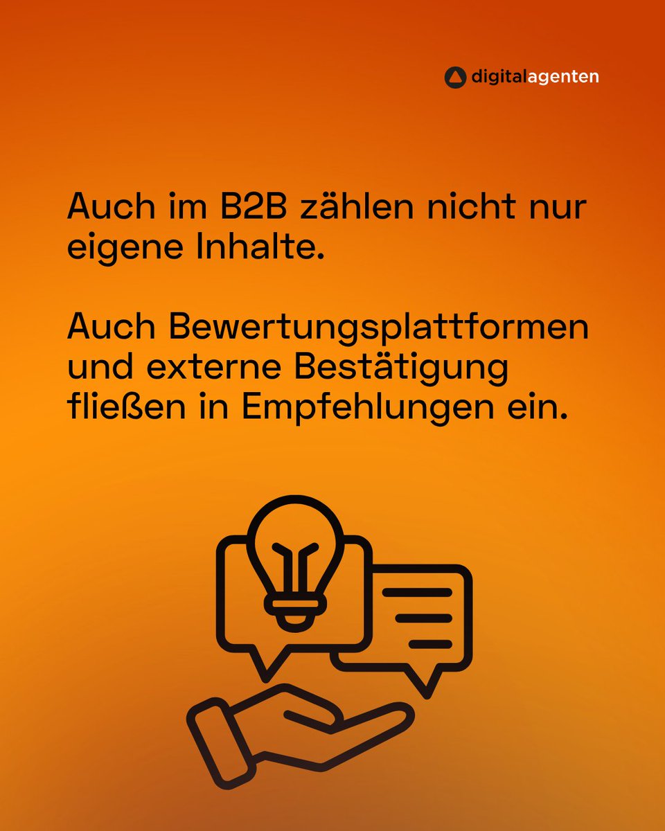 digitalagenten's tweet photo. Vertrauen wächst, wenn Website, Reviews und externe Erwähnungen dieselbe Positionierung stützen. Genau daraus entsteht stärkere Relevanz. Klare Inhalte, gute Zugänglichkeit und glaubwürdige Bestätigung über mehrere Quellen machen Sichtbarkeit belastbarer. #DigitaleSichtbarkeit https://t.co/3EirxC8hti