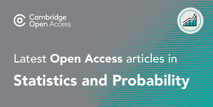 cambUP_maths's tweet image. New open access articles in Statistics and Probability now available
👉 ow.ly/MglS50GJyxr
#statistics #probability #OA #OpenAccess