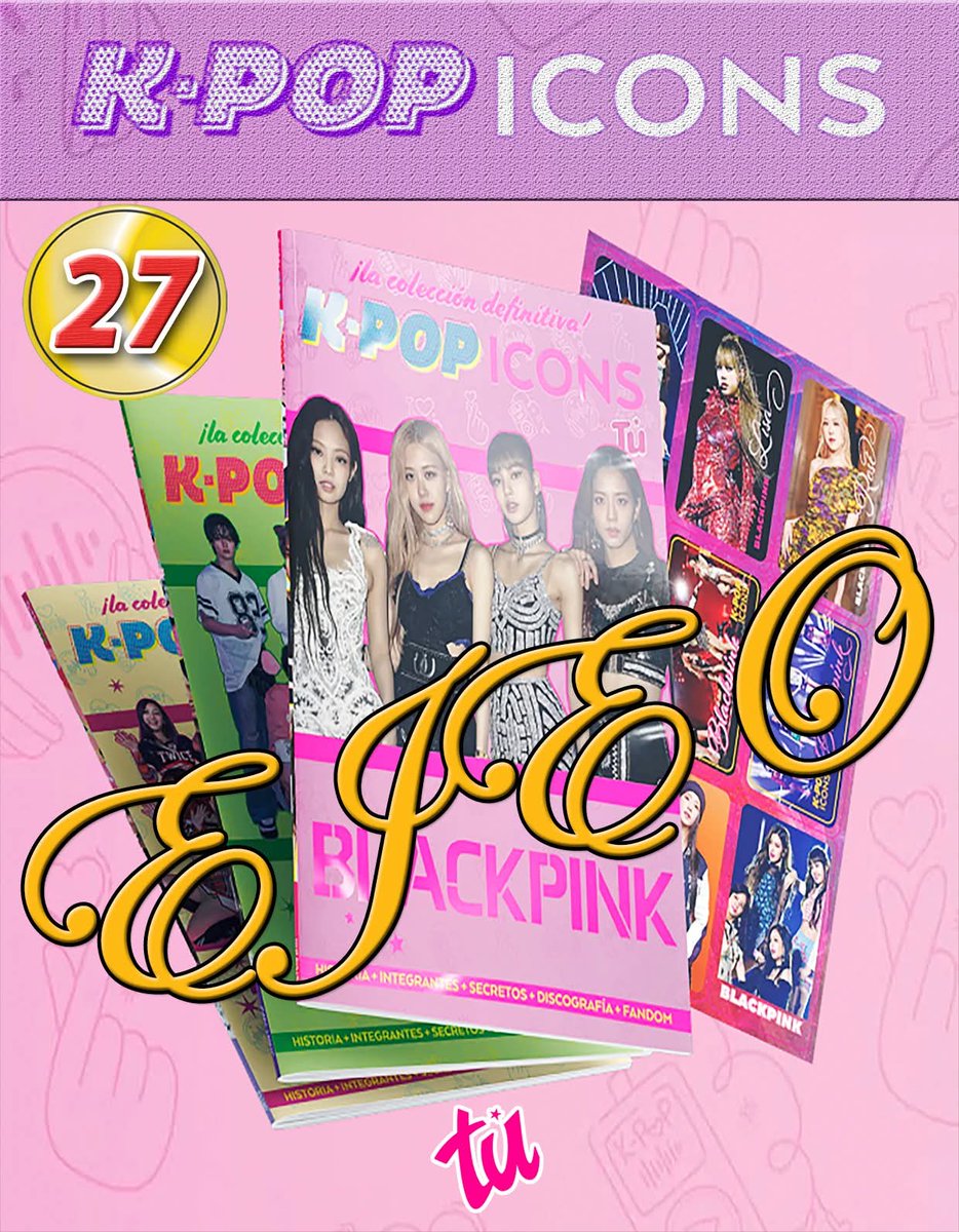distribuidoejeo's tweet photo. Ya tenemos a la venta el nuevo fascículo especial de la colección de "K-pop Icons"
De $219.90 queda en $200
Fecha límite para recoger su producto, Sábado 11 de Abril de 2026
#DistribuidoraEjeo #tú #kpop #icons #bandas #coreanas #bts #superjunior #blackpink #redvelvet https://t.co/A4LDaqEqGd