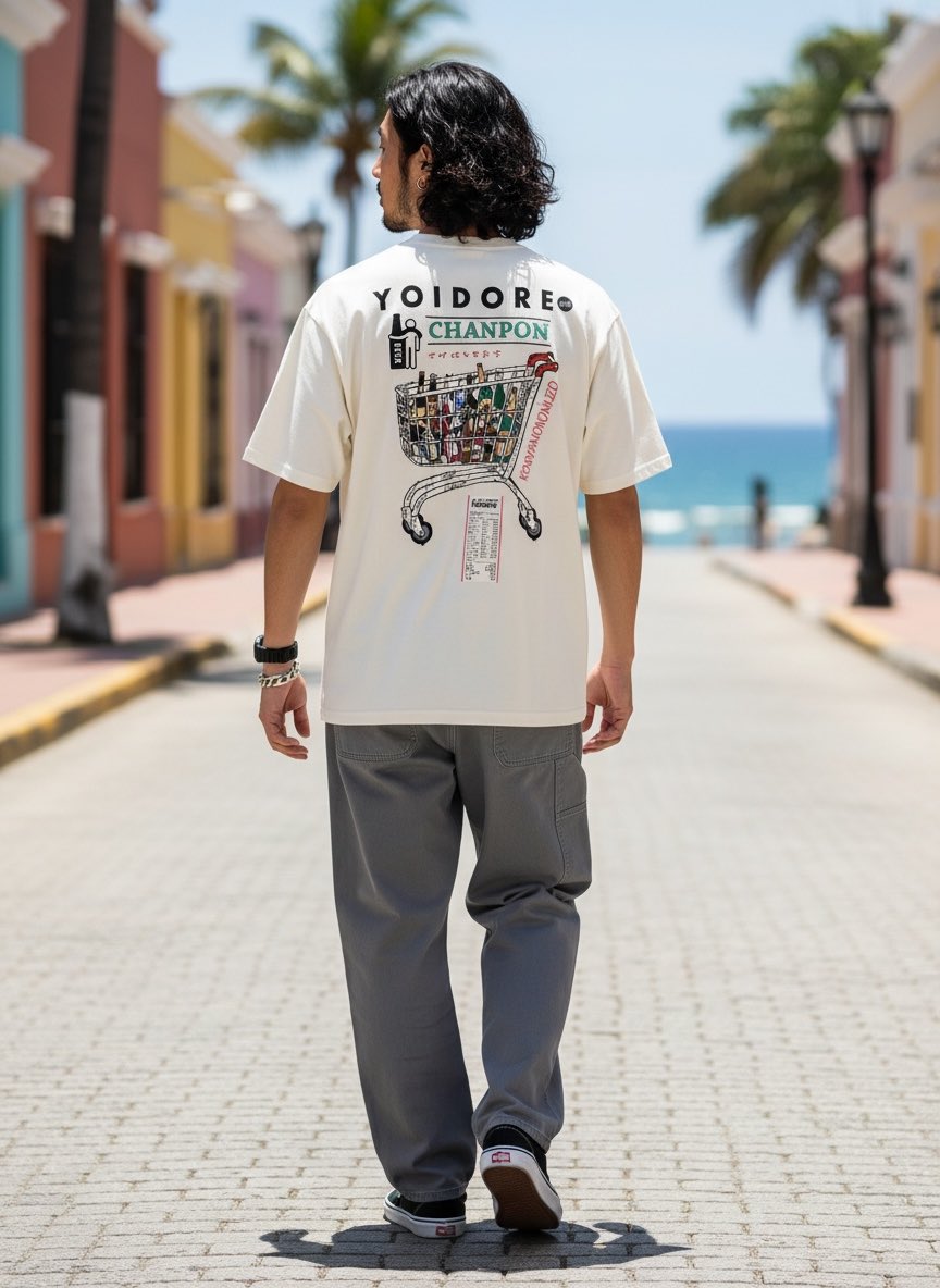thedaysupplyinc's tweet photo. YOIDORE
好きなだけ、混ぜていい。
遊びの効いたグラフィックに、刺繍とプリントを掛け合わせた一枚。

カートいっぱいに詰め込まれたお酒や、
“スーパーYOIDORE”のレシートなど、
細かく見るほど楽しめるグラフィックもポイントです。 https://t.co/c2qfbDiQ1X