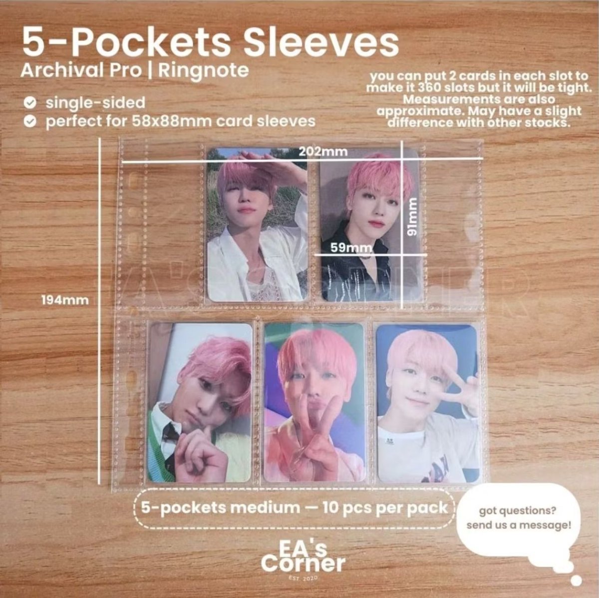 EAsCorner's tweet photo. #EAC_Updates : RESTOCK 🎉 

WTS LFB PH 

— 53mm &amp; 65mm filmstrip sleeves
— A5 extra wide 5P medium sleeves
— A4 wide 12P binder &amp; sleeves
— A5 archival pro binder

Order them at:
Shopee: https://t.co/vd1hQqWKOU
Lazada: https://t.co/TIk6Sl2kZF
Tiktok: https://t.co/iitWrSd8cA https://t.co/Wi246fWKpu