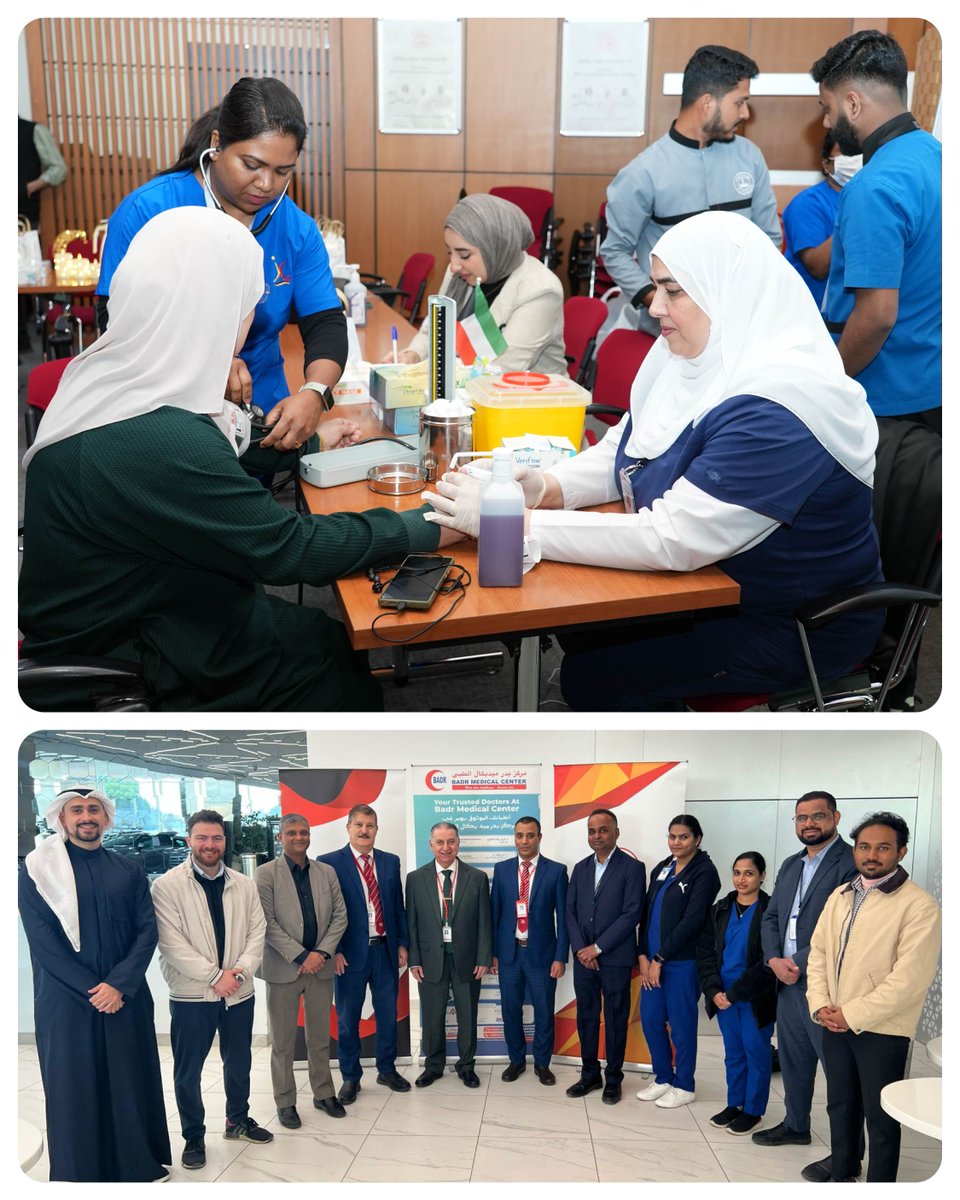 alsayergroup's tweet photo. تزامناً مع يوم الصحة العالمي في 7 أبريل، جدّدت مجموعة الساير تأكيد التزامها برفاه موظفيها بإجراء فحوصات طبية، وذلك لتوفير وصول حصري للموظفين وعائلاتهم المباشرة إلى خدمات رعاية صحية متكاملة

In recognition of World Health Day on the 7th of April, ALSAYER Group has reaffirmed its dedication to employee wellbeing by providing staff and their immediate families with medical checkups and with exclusive access to comprehensive healthcare services